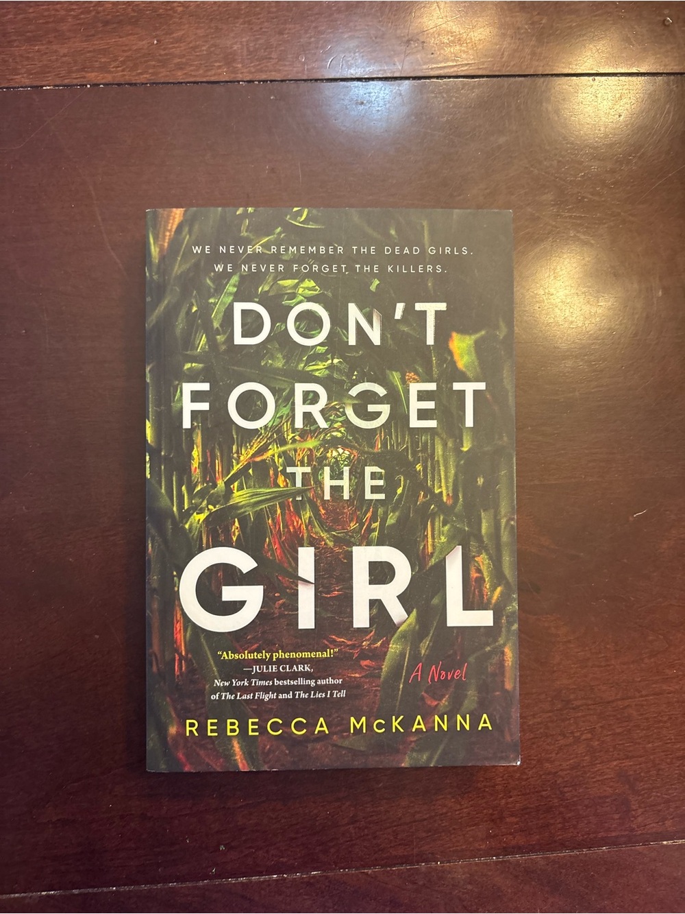 Don’t Forget the Girl by Rebecca McKanna - Adult Thriller Mystery Paperback Book